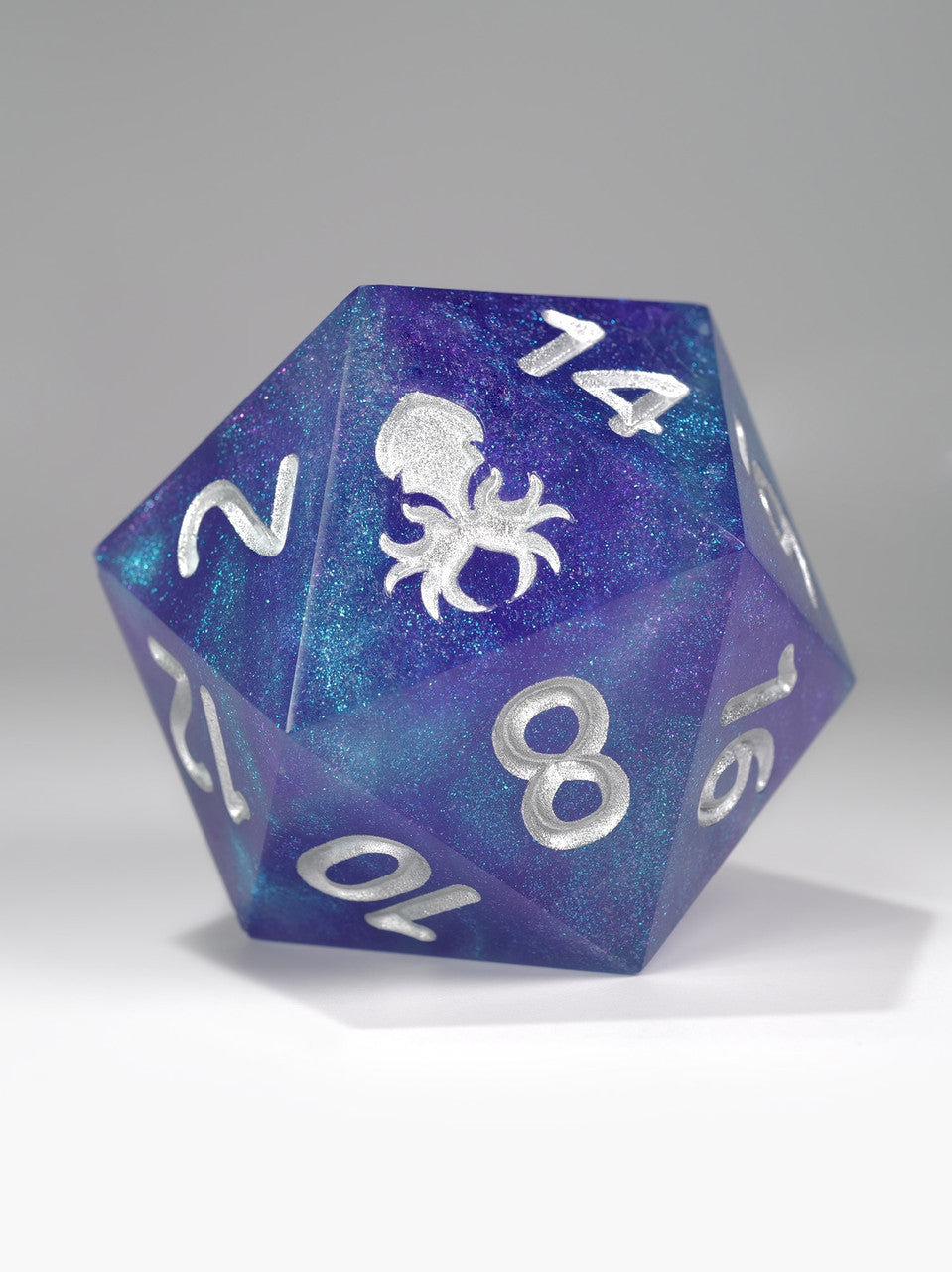 Blueberry Rock Candy Hand Polished Sharp Edge 55mm D20